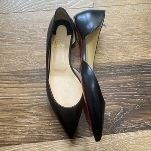 Christian Louboutin New, Unworn Black Flats